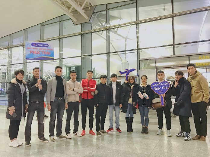 Lễ tiễn bay Du học sinh Hàn Quốc tháng 12/2018